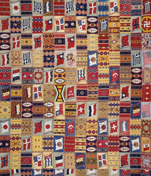 Materials and techniques used in creating Native American patterns